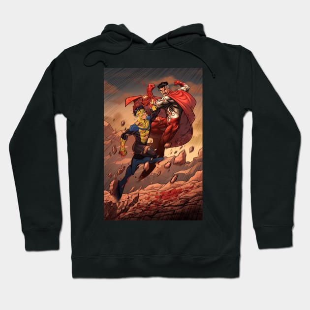 father vs son Hoodie by super villain